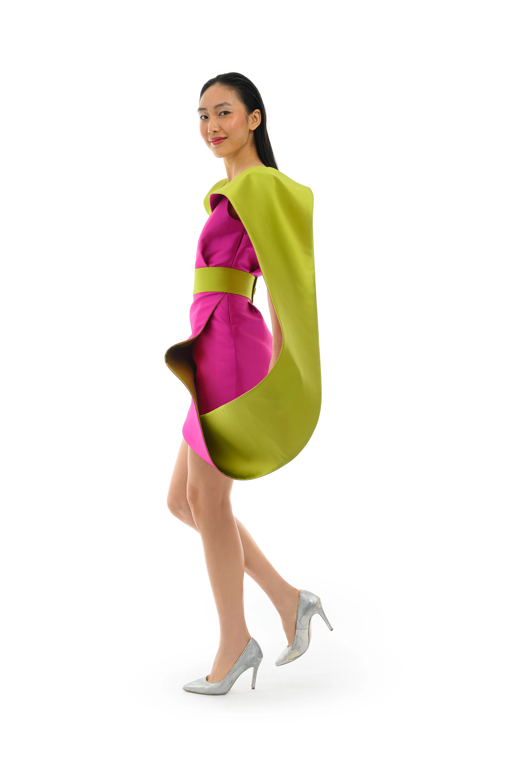 Coral Wave Dress - Image 2
